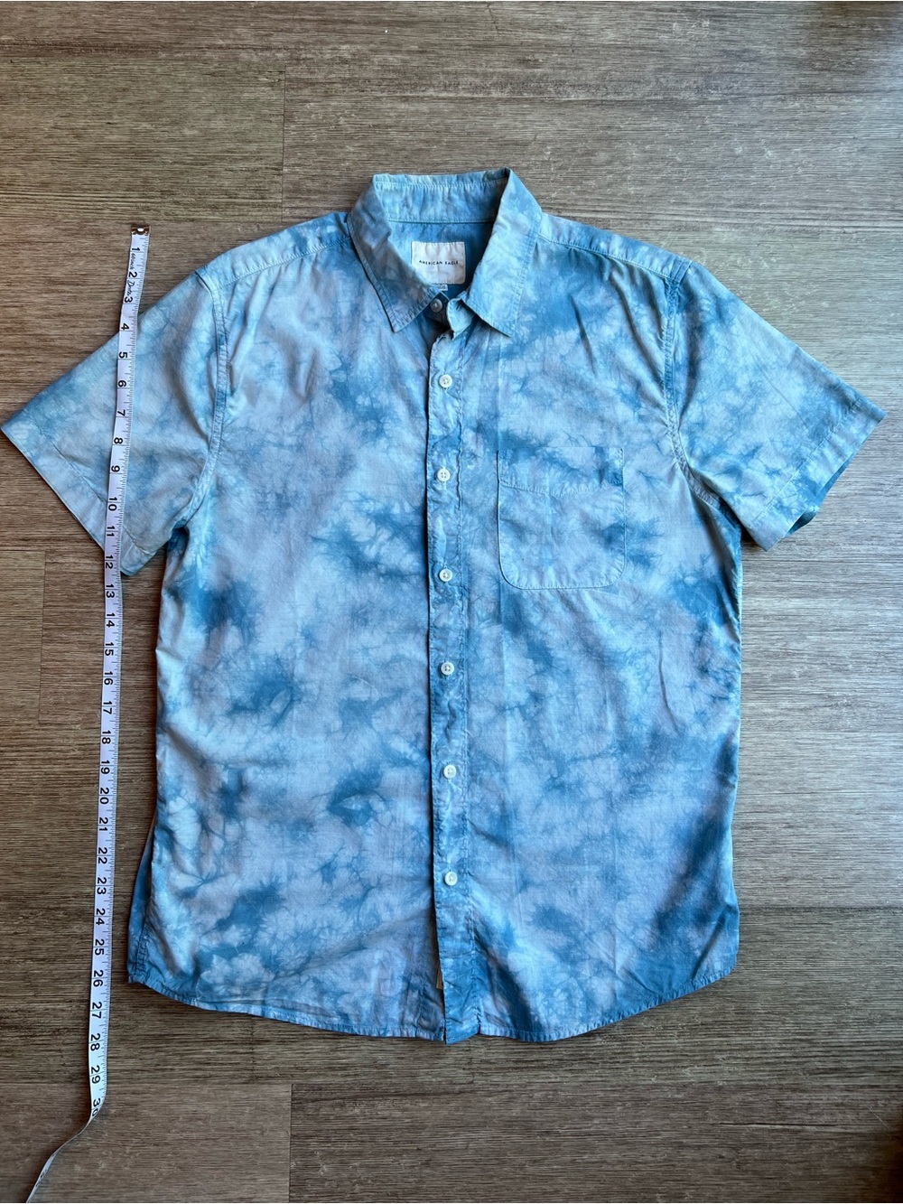 American Eagle 100% Cotton Short Sleeve Button Down